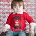Kissing Booth - a Custom Appliqued and Personalized Boy's Valentine shirt