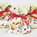 Fabric Gift Bag Itty Bitty - Michael Miller Ice Cream Sundaes