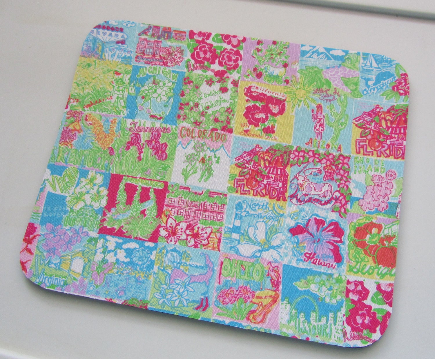 Mouse Pad Lilly  fabric Multi Lilly State of Mind