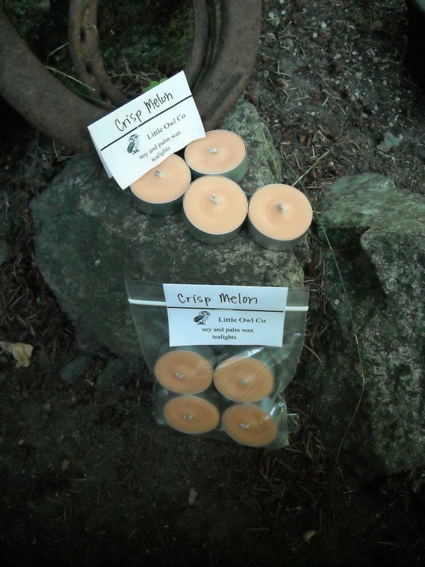 crisp melon tealight 4 pack