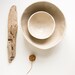 ceramic nesting bowls, the Waterfall, simple, plain, minimalist tableware, serving dish set, houswares, home decor by karoArt