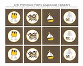 Where the Wild Things Are matching cupcake toppers, digital, DIY printable file