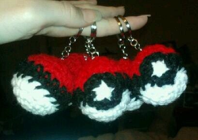 Pokeball Keychain