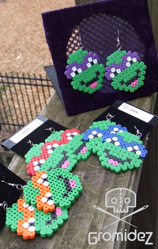 Ninja Turtle Earrings