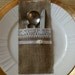 Sample silverware holder