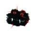 Zak the Tin Monster - Upcycled furry black altered tin or gift - Eco Friendly -