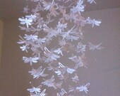 Dragonfly Chandelier Mobile -White