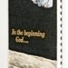 1969 Apollo 8 In the Beginning God...  US Postage Stamp Enlarged on Canvas