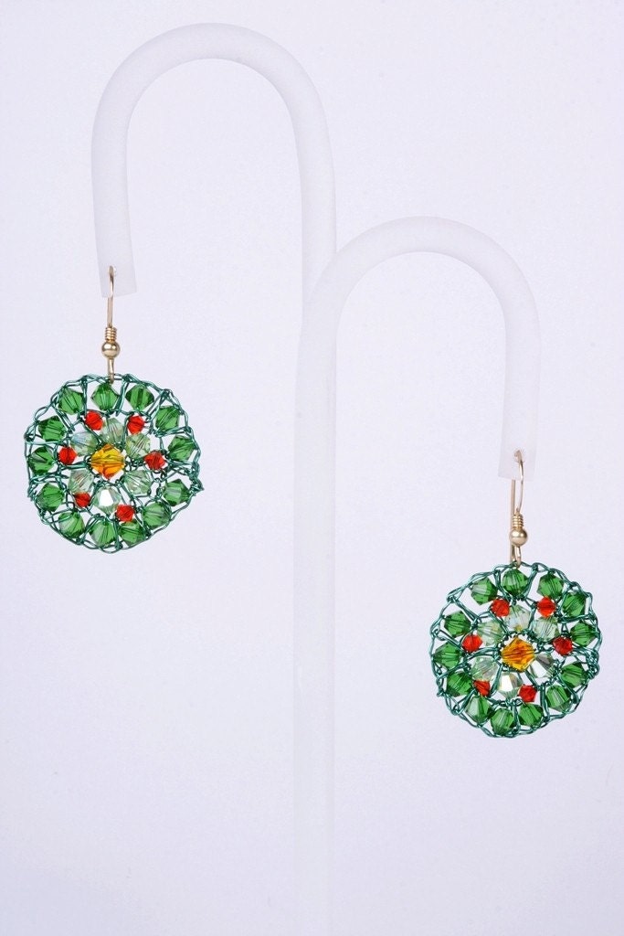 Holly Berry Earrings