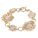 Gold Galaxies Bracelet with Swarovski Crystals