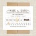 Train Ticket Save the Date