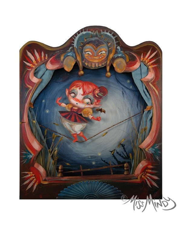 The Balancing Act (Print) by Miss Mindy