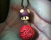 ZombieShroom With BRAIN BALL dangle