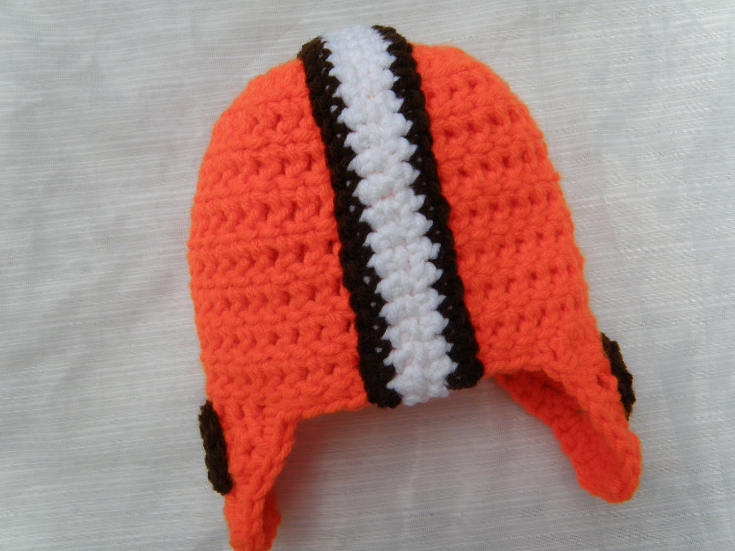 Cleveland Browns Football Hat -- Sizes 0-3 months or 3-6 months -- Choose Size and color (for a different team)