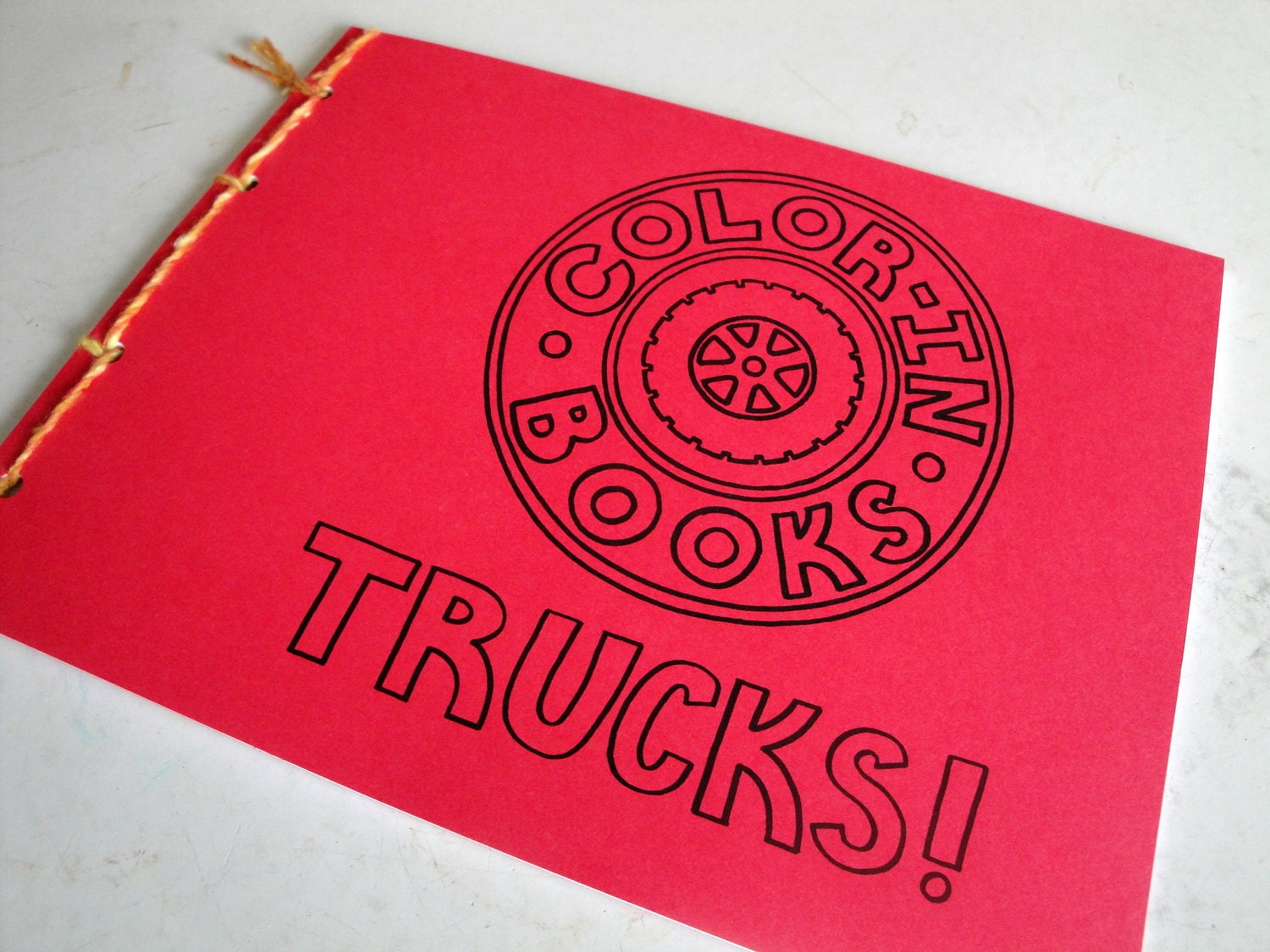 Children's Coloring Book: Trucks