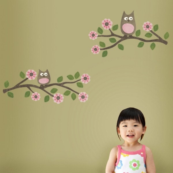 Whoo Stole My Heart - Restickable Fabric Wall Decal