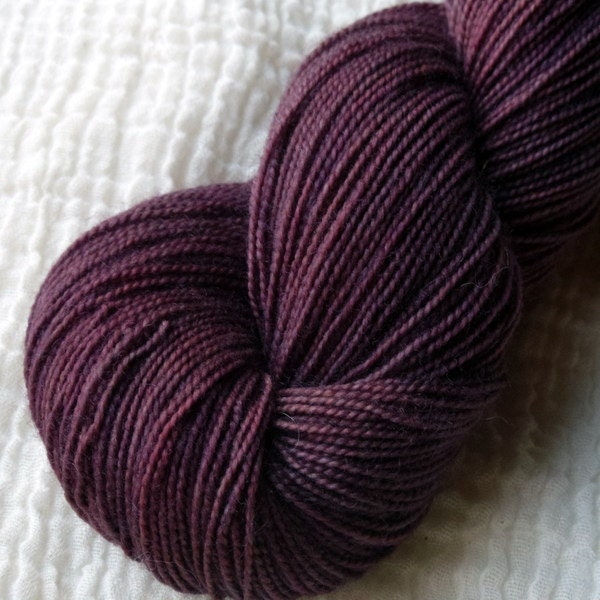 BFL/Nylon High Twist Sock Yarn - Chocolate Fountain