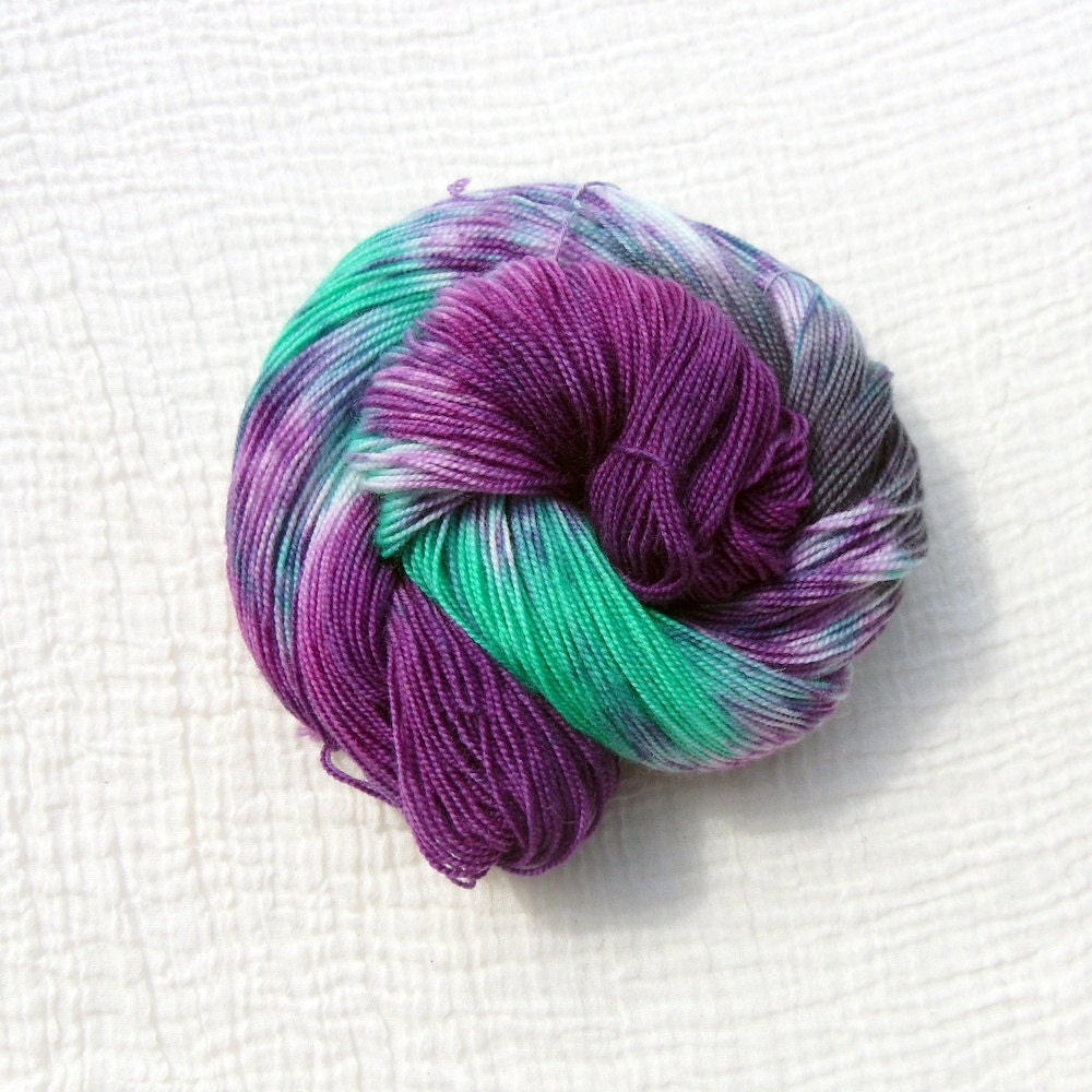 BFL/Nylon High Twist Sock Yarn - Poison Ivy