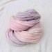 Hand Dyed BFL Chunky Flame Yarn 100g -Dusky Rose