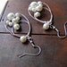 White wire wrapped jewelry handmade, pearl earrings, wire wrapped earrings bridal, bridesmaid