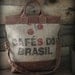 Giulietta Bag... Repurposed Coffee Sack and Waxed Canvas Convertible Bag