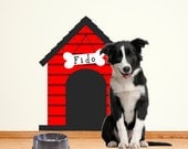 Dog House Wall Decal Sticker Small