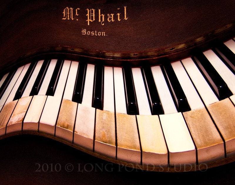 Rock and Roll, 8x10 digital photoshop creation of an old piano