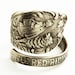 Little Red Riding Hood Sterling Silver Spoon Ring, Handcrafted in your size (1713)
