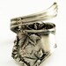 Victorian Maple Tree Sterling Silver Spoon Ring, Made in YOUR Size (1763)
