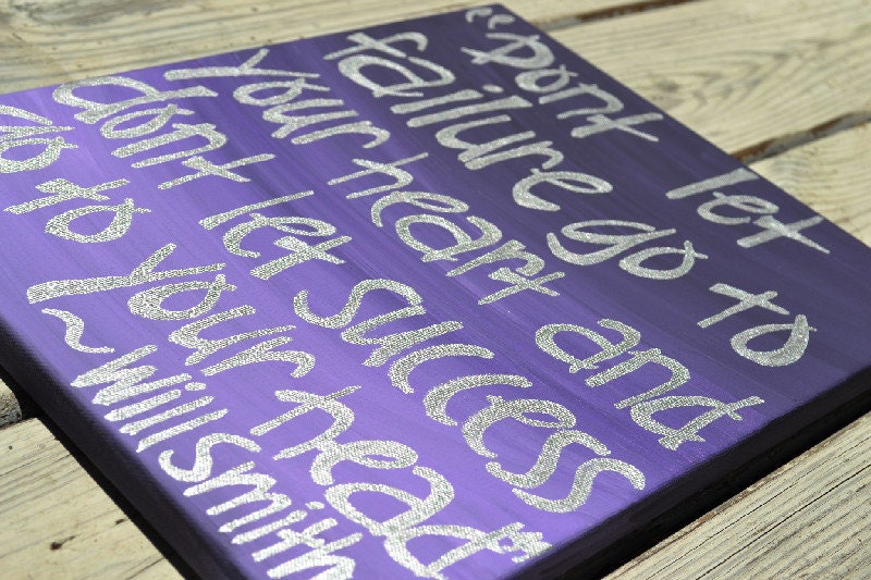 Will Smith Quote on 11x14 Canvas