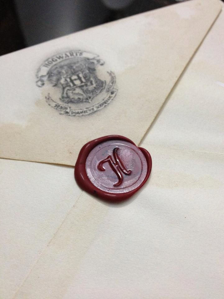 SALE Hogwarts Acceptance Letter Customizable Harry Potter -- STAINED PAPER