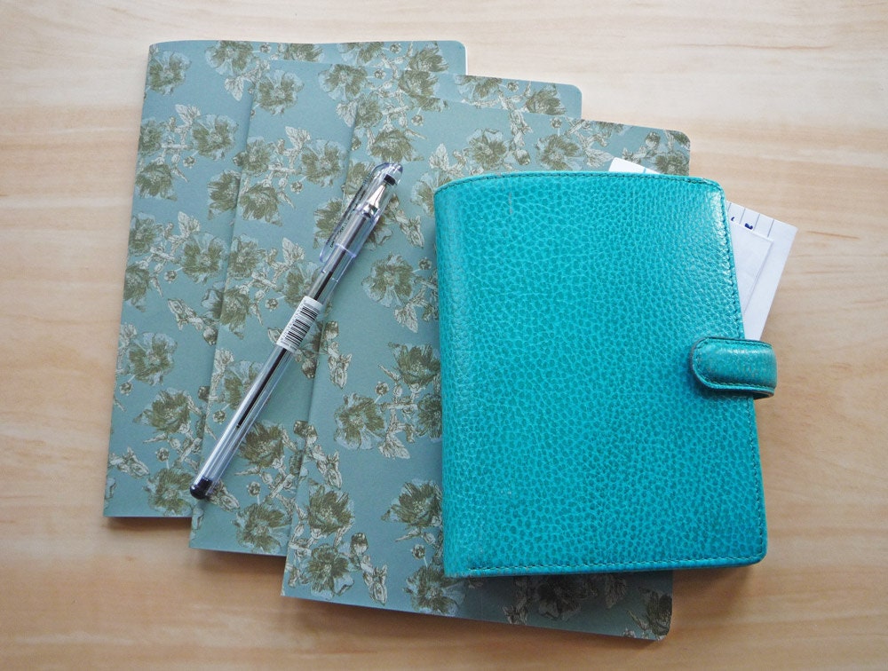 Large Vintage Flower Notebook