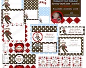 Sock Monkey Party printable designs ... complete party package, fully customizable.. diy by delightfulprints Il_170x135
