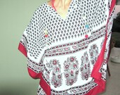Caftan kaftan-swimsuit cover up-tunic dress blouse mini beach dress-dragonfly-Turkish Traditional Anatolian modern crochet collar