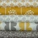 LAST ONE Fat Quarter Bundle of Echo in Yellow & Grey by Lotta Jansdotter for Windham Fabrics