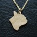 French Bulldog Necklace - French Bulldog Silhouette - Charm