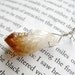 Imperfect Orange Raw Citrine Point Pendant / Rockhound, Metaphysical, Earthy, Geology