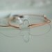 Simple tiny heart bracelet - adjustable bracelet
