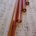 Amber Glass Straws- Set of Four