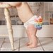 Pastel Rainbow Mini Ruffle Panty Diaper Cover Bloomers Fancy Pants 