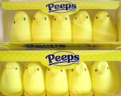 Spring Decor Easter Peeps Photograph, 10 X 8, YELLOW EASTER Peeps, Easter Candy Photograph, I Love My Peeps, Food Fine Art