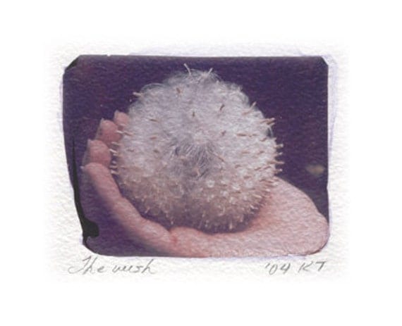 The Wish, unique one-of-a-kind print