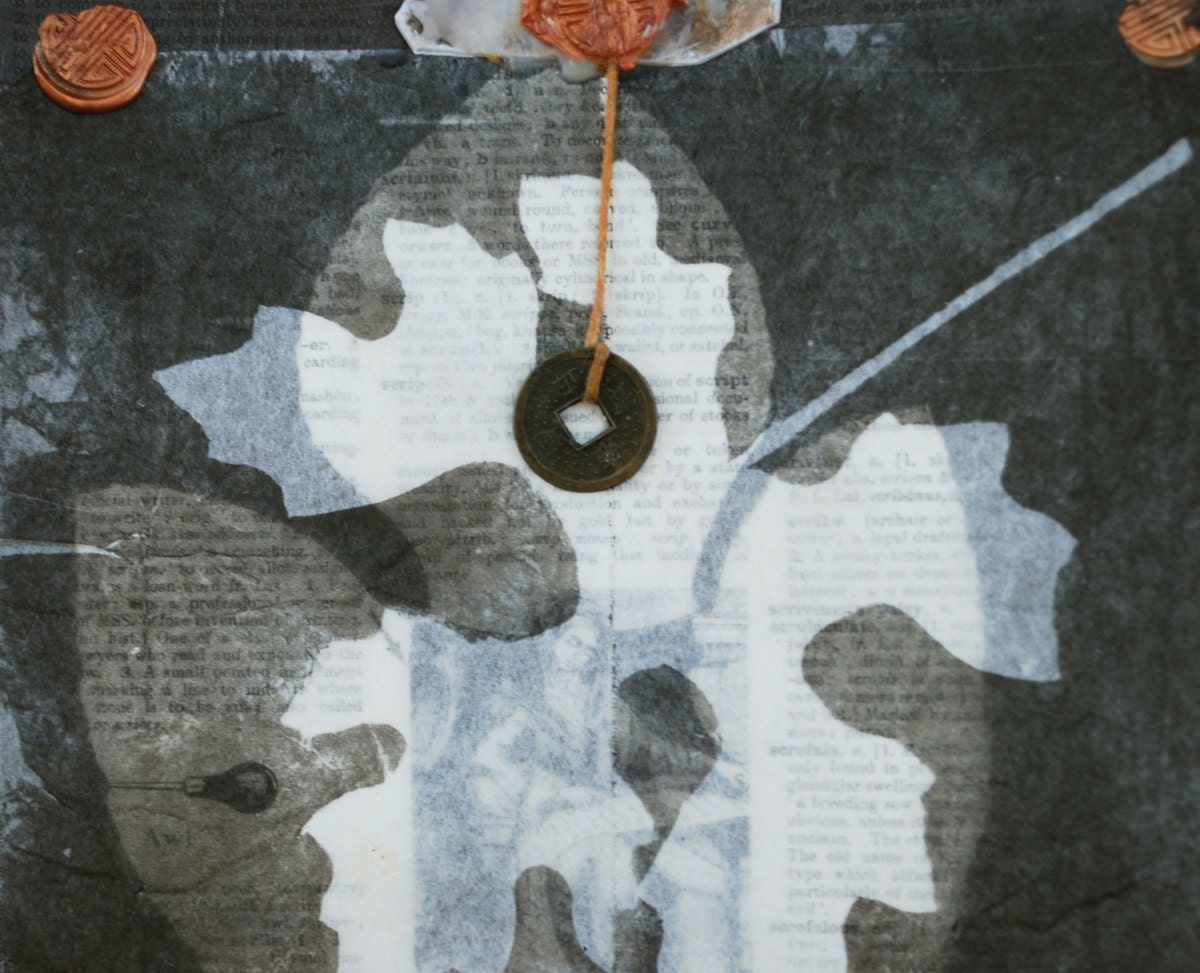 ooak collage, Veiled Madonna