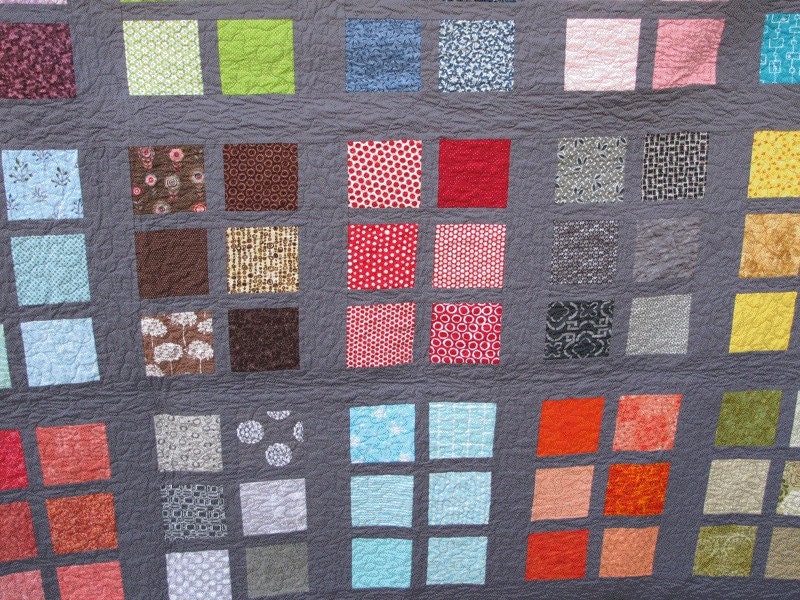 Rainbow Windows Lap Quilt/Throw