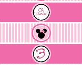 DIY, Minnie Mouse Water Bottle Labels Il_170x135