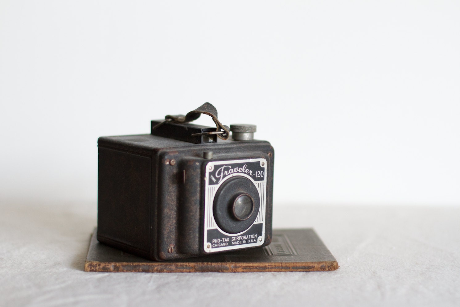 RESERVED 1950's Time Traveler 120 Film Camera  by Pho-Tak Chicago