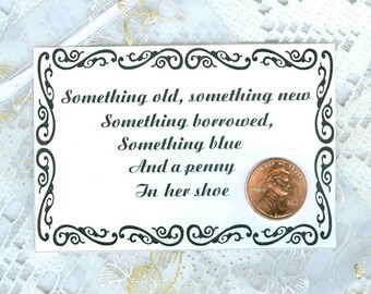 Lucky Penny, Custom Engraved Initial Penny, Bridal, Wedding, Brides Keepsake 2013 Lucky Penny for your shoe