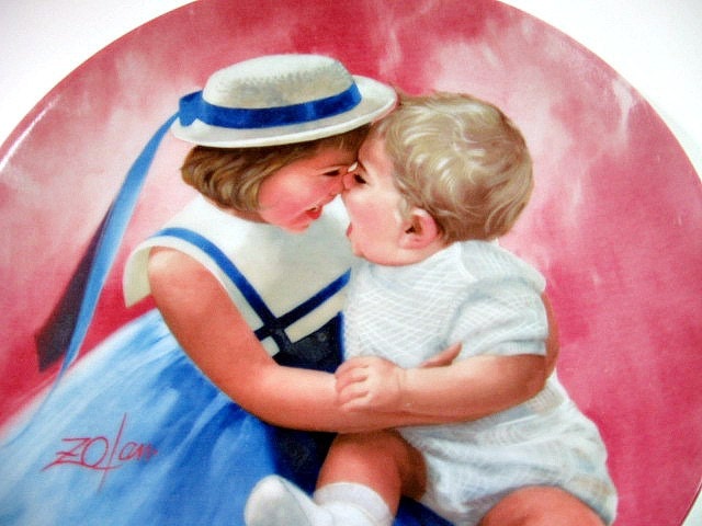Vintage plate, Mothers Day issue
