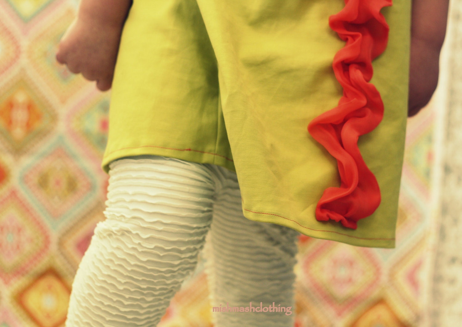 Ruffle leggings white newborn- 5T Made to Order Easter leggings