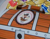 Pirate Boy Personalized Stickers, Birthday Stickers, Custom Labels, Favor Tags, Envelope Seals, Birthday, Baby Shower, Thank You